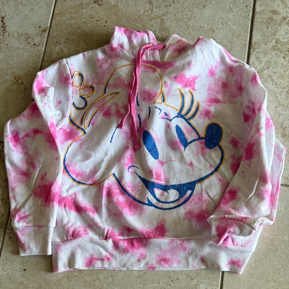 Walt Disney World Pink Tie-Dye Minnie Mouse Hoodie